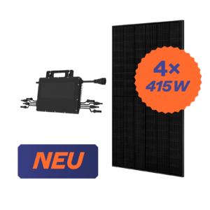 Balkonkraftwerk Hoymiles HMS-2000-4T Mikrowech. Solarmodule 415 W